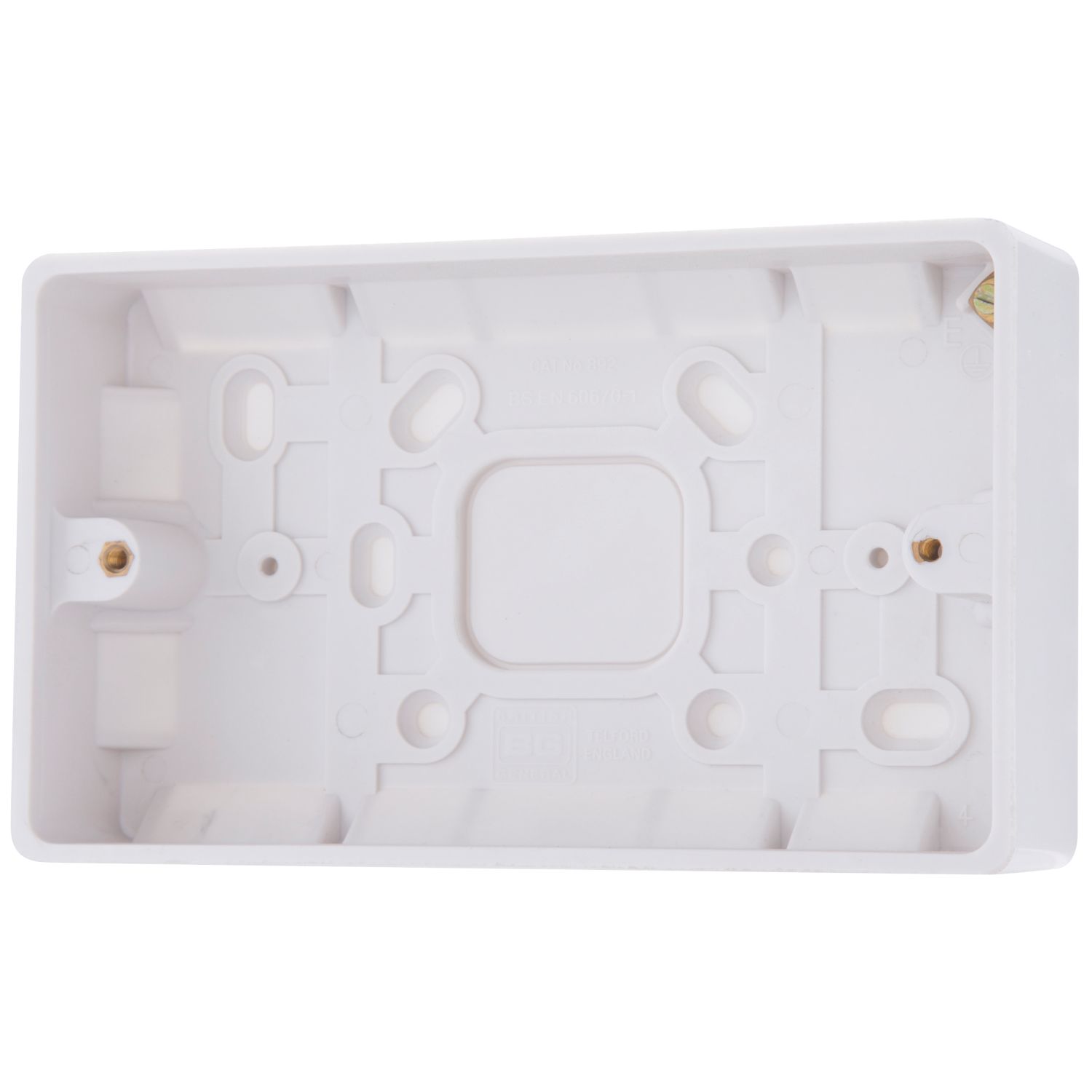 British General 2-Gang Surface Pattress Box 29mm (778HT)