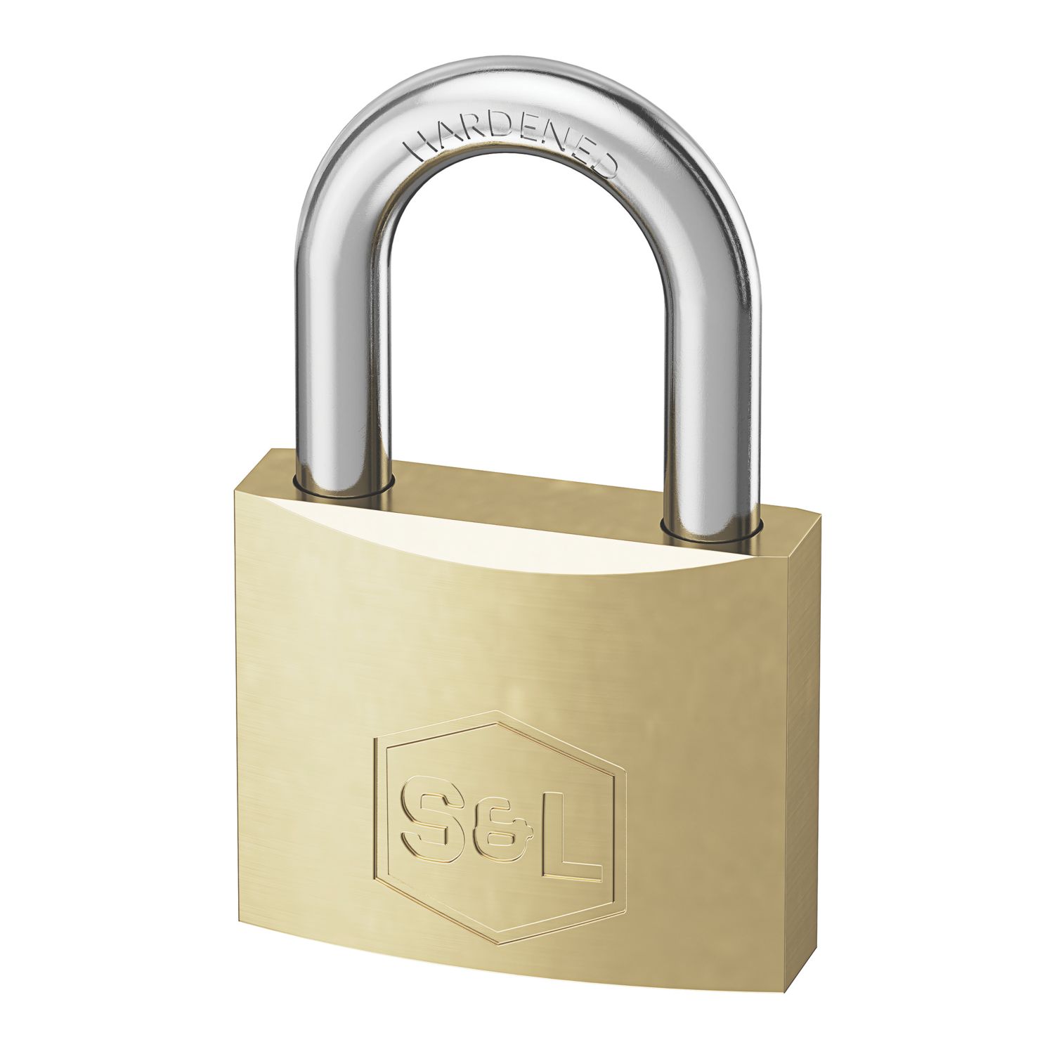 Smith & Locke Brass Closed Shackle Padlock 60mm (781FA)