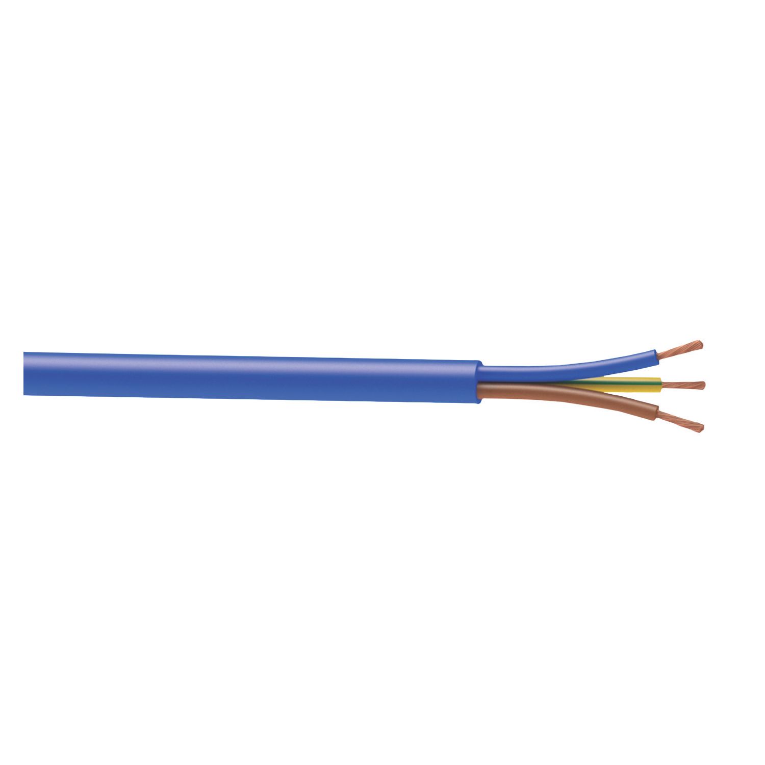 Time 3183YAG Blue 3-Core 1.5mm² Flexible Cable 25m Drum (781JY)