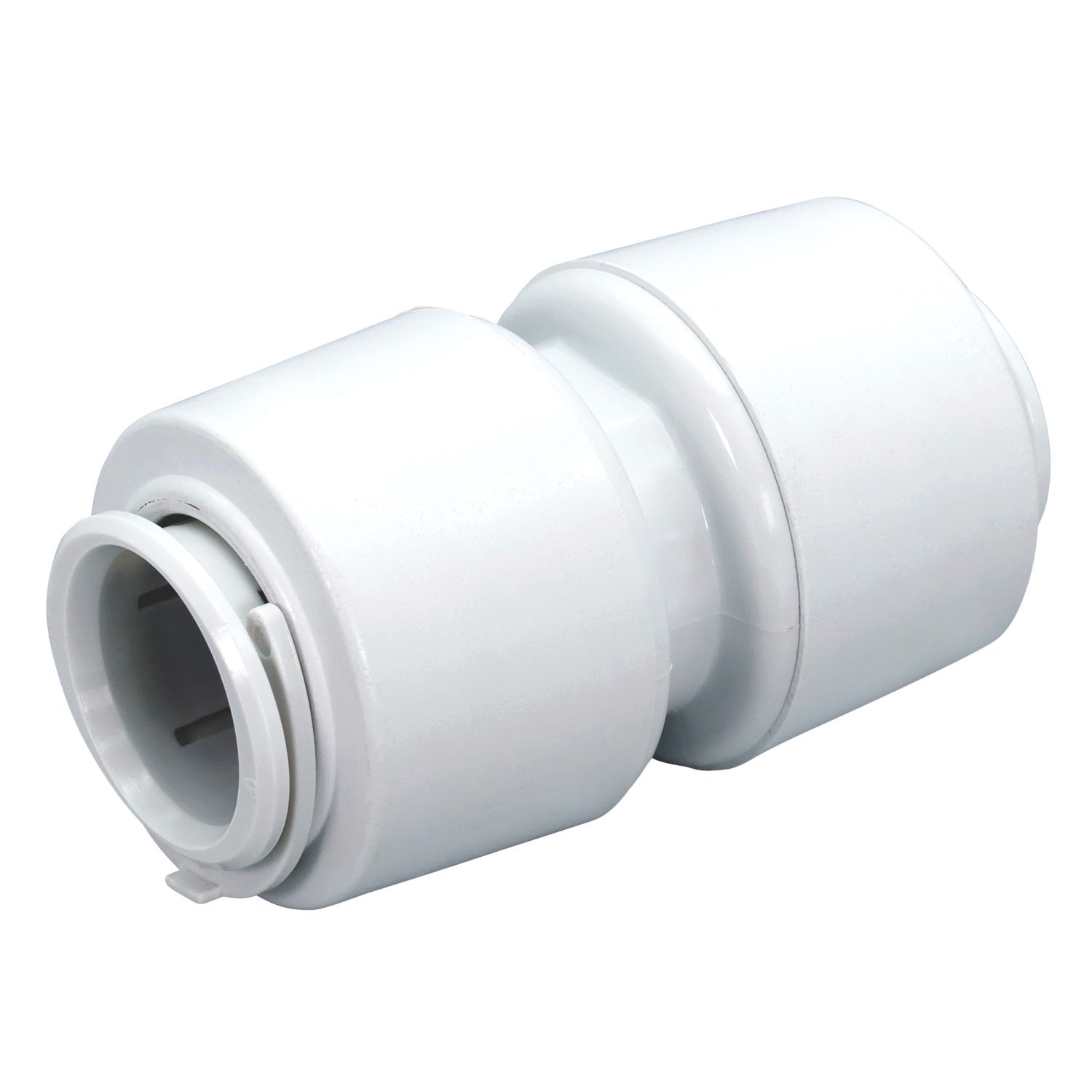 FloPlast FloFit+ Plastic Push-Fit Equal Straight Coupler 22mm (781RF)