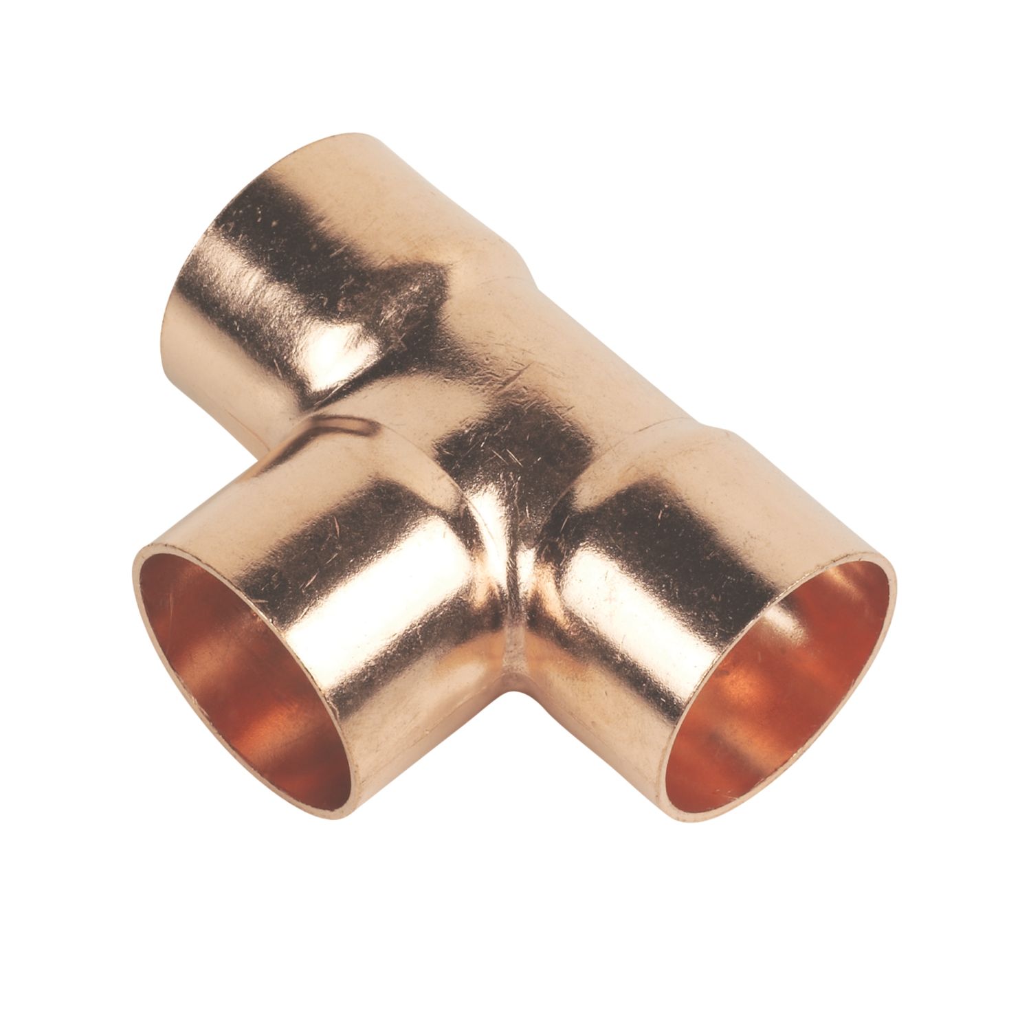 Flomasta Copper End Feed Equal Tee 28mm (78203)