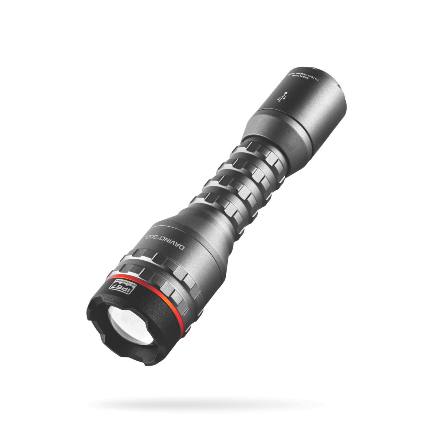 Nebo Davinci 800L Rechargeable LED Flashlight Storm Grey 800lm (782CY)