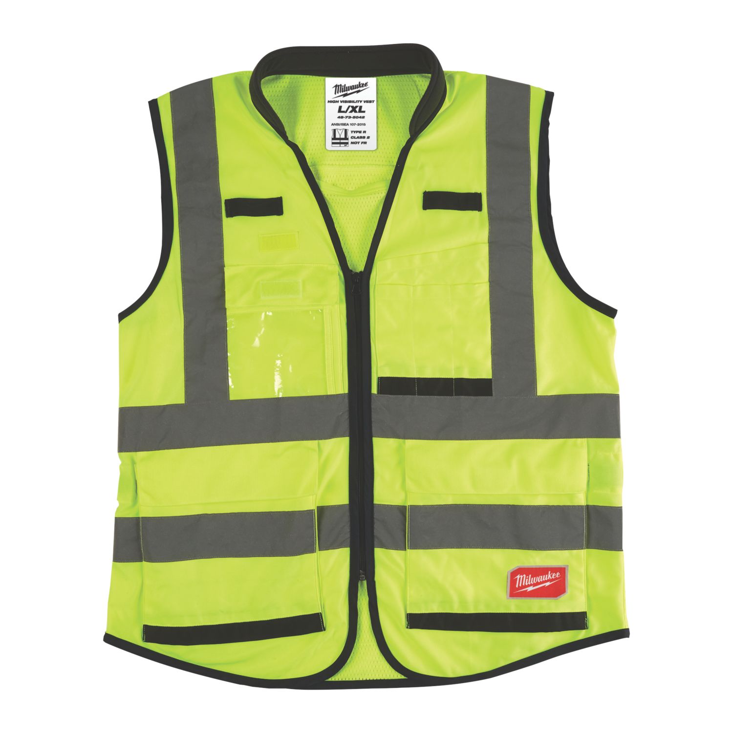 Milwaukee Premium Hi-Vis Vest Yellow Large / X Large 41" Chest (782PP)