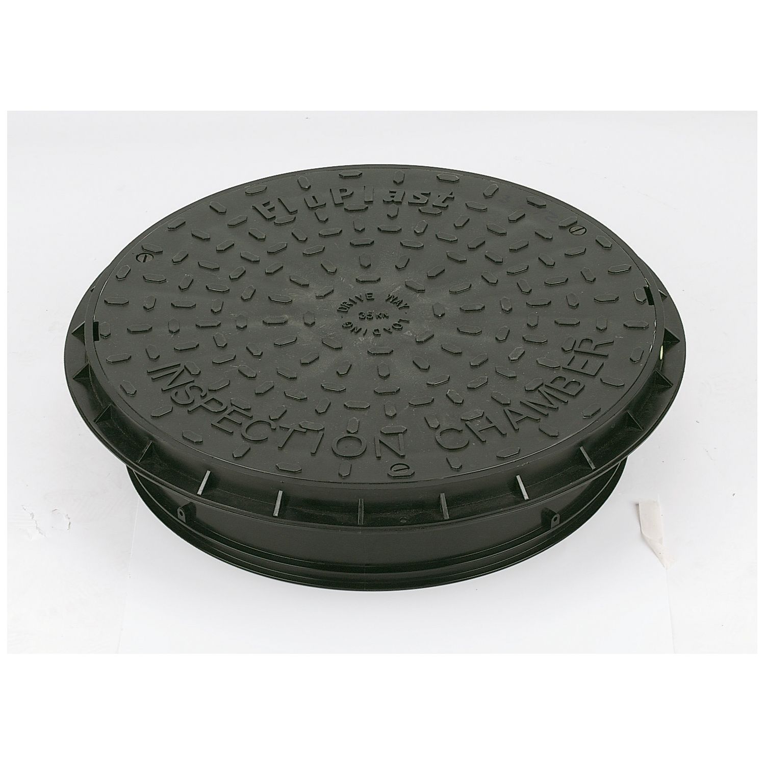 FloPlast Push-Fit Round Inspection Chamber Cover & Frame 450mm (78458)