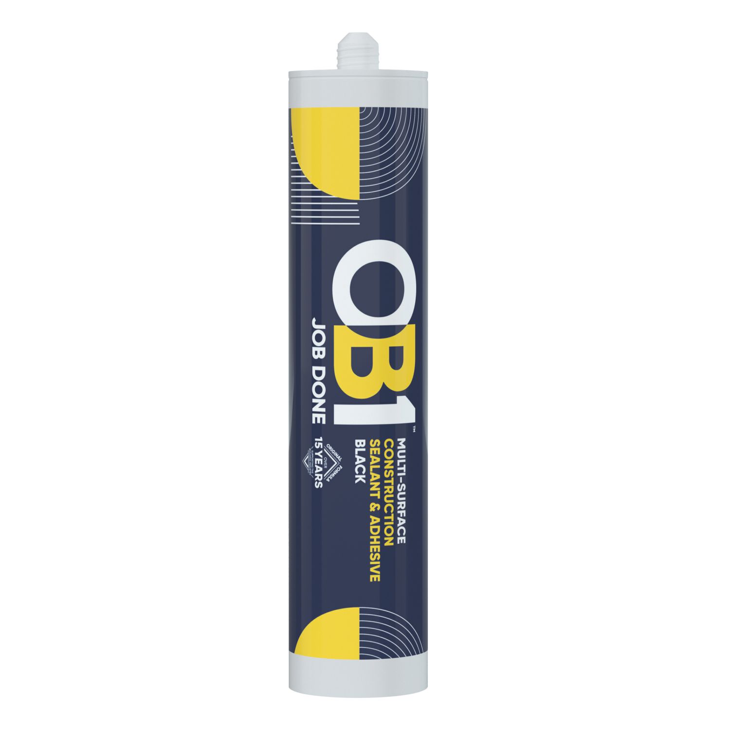 OB1 Multi-Purpose Sealant & Adhesive Black 290ml (784JF)