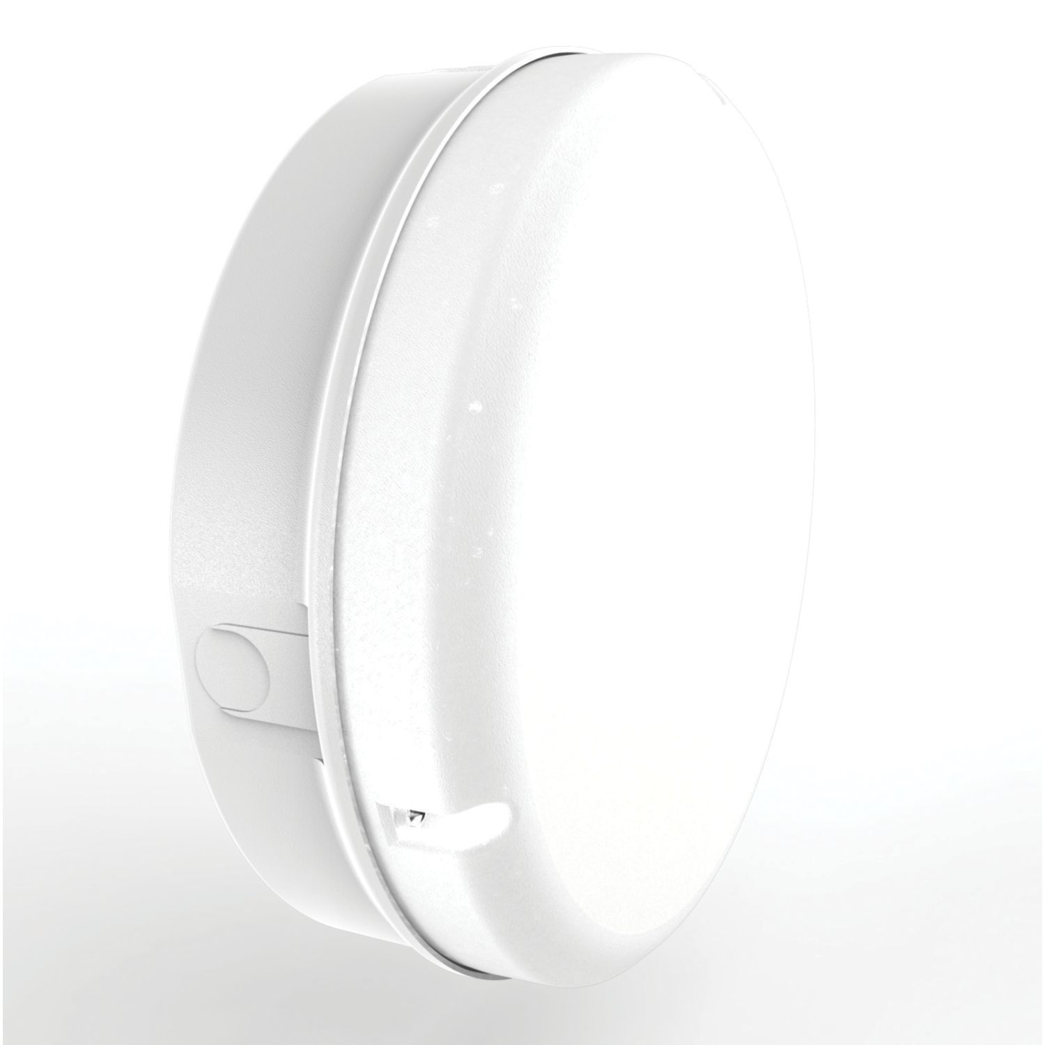Luceco Mosi Indoor & Outdoor Maintained Emergency Round LED Bulkhead White 12W 1150lm (7868H)