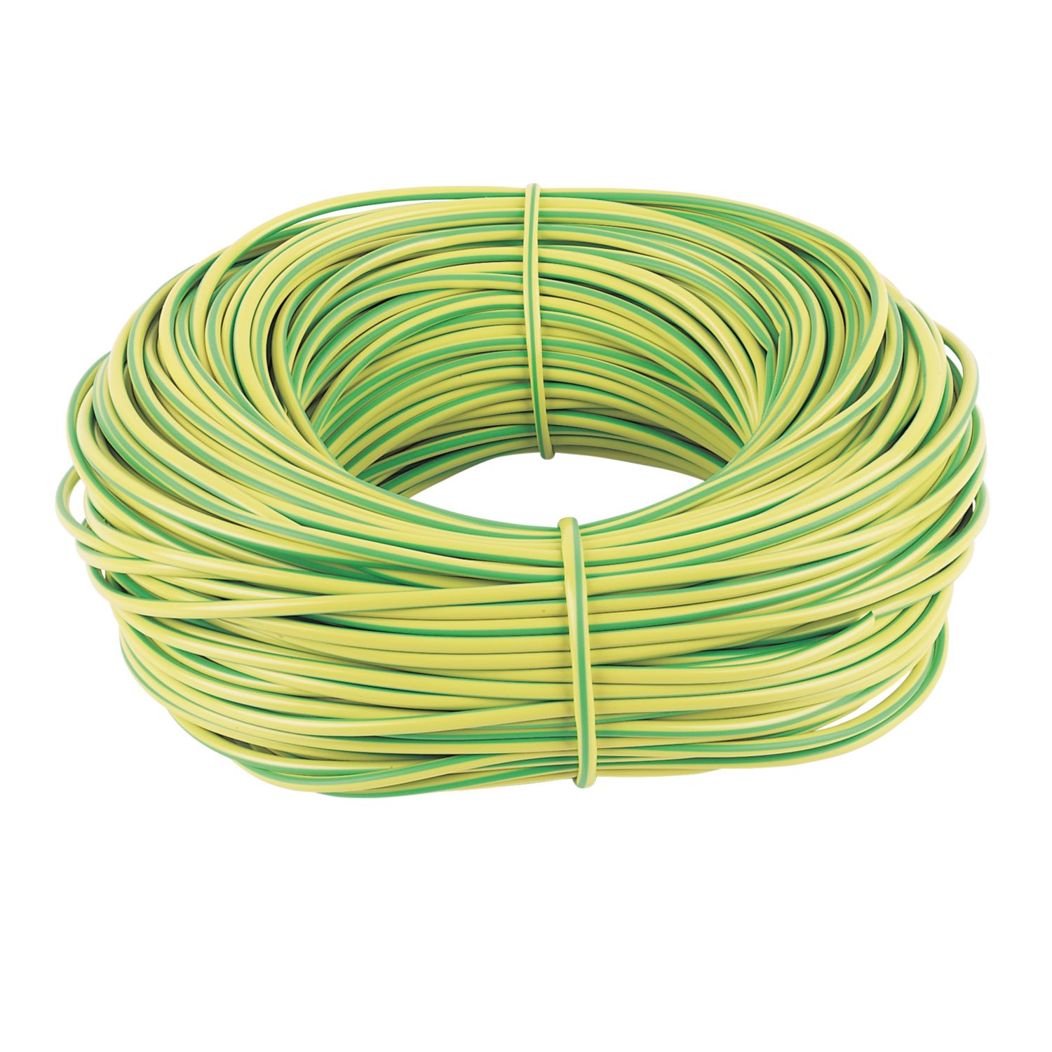 Pro-Fix Green/Yellow Sleeving 4mm x 100m (78726)