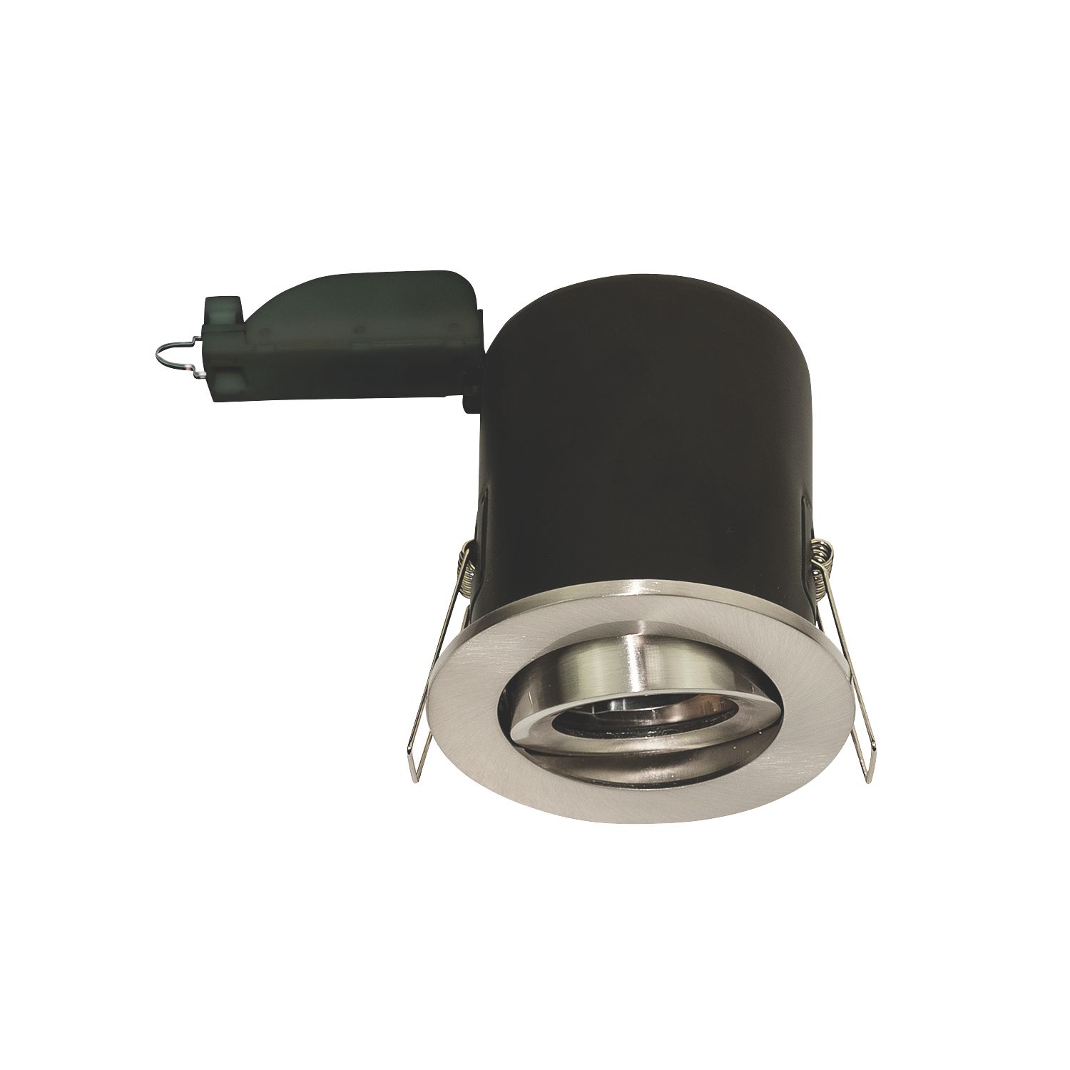 LAP Adjustable Fire Rated Downlight Brushed Steel (7878V)