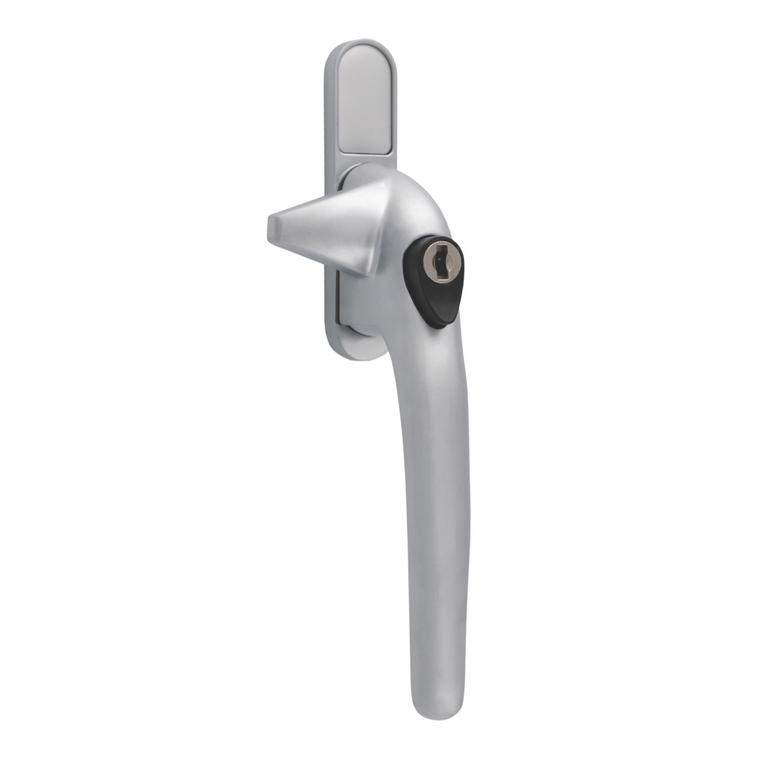 Smith & Locke Right-Handed Cockspur Window Handle Satin Chrome (787CH)