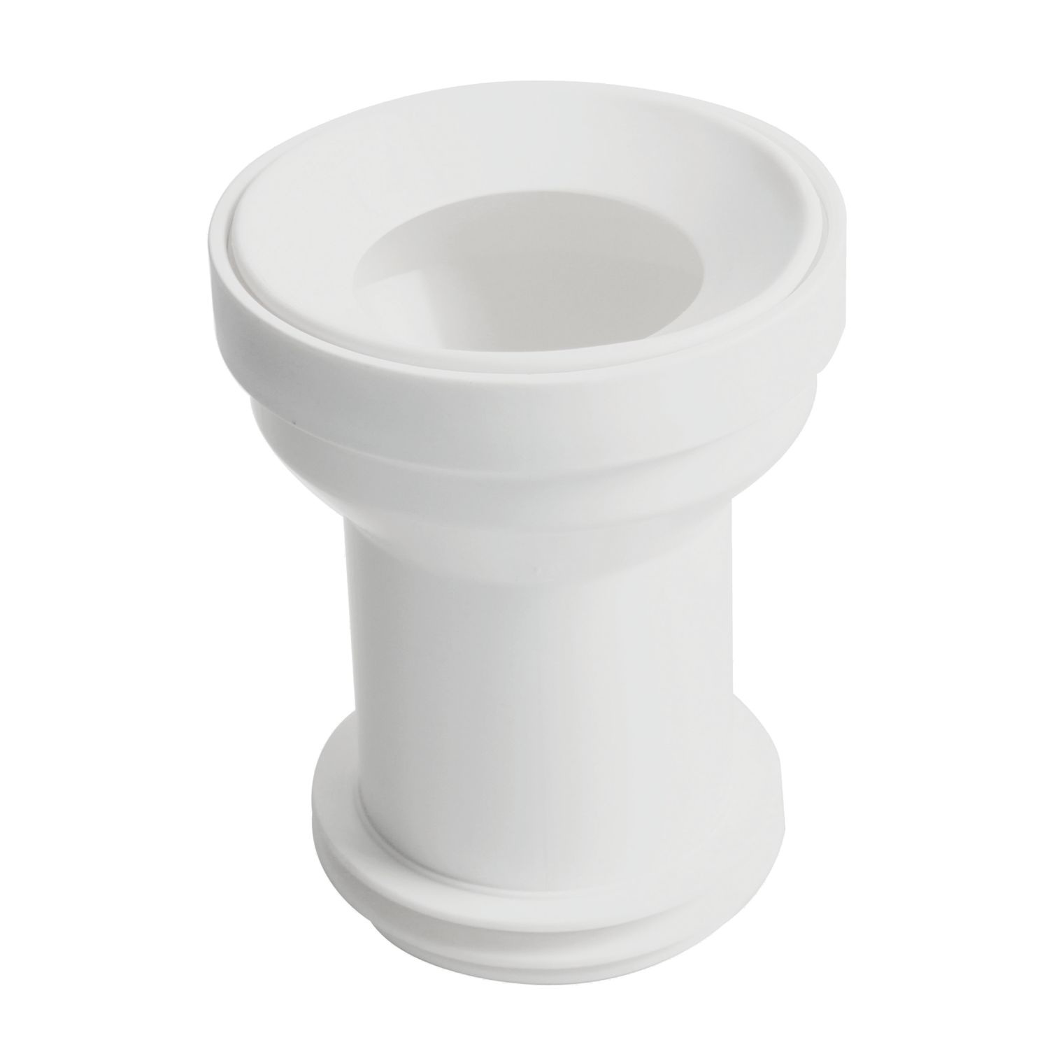 Flomasta Rigid Straight Pan Connector White 147mm (787JN)