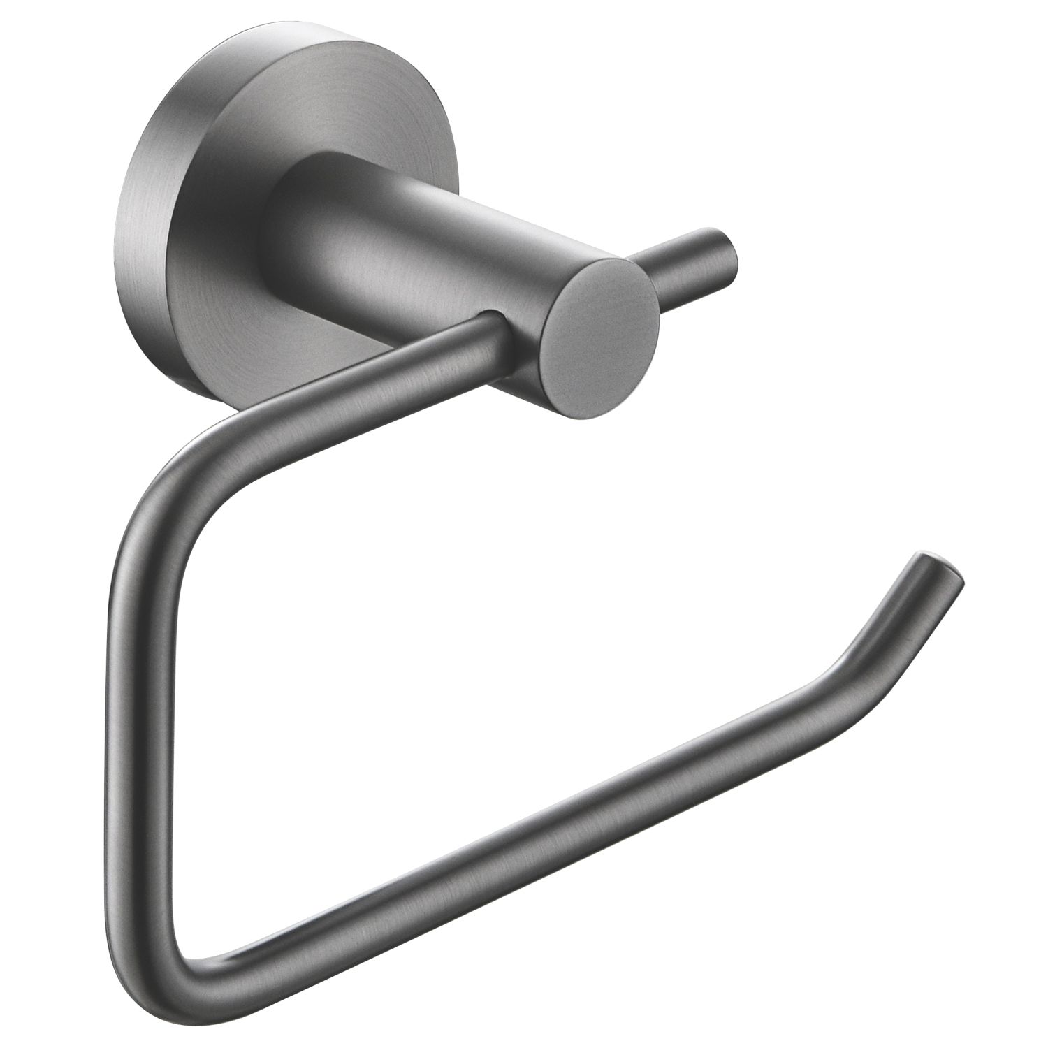 Bristan Round Toilet Roll Holder Gun Metal Grey (787KL)