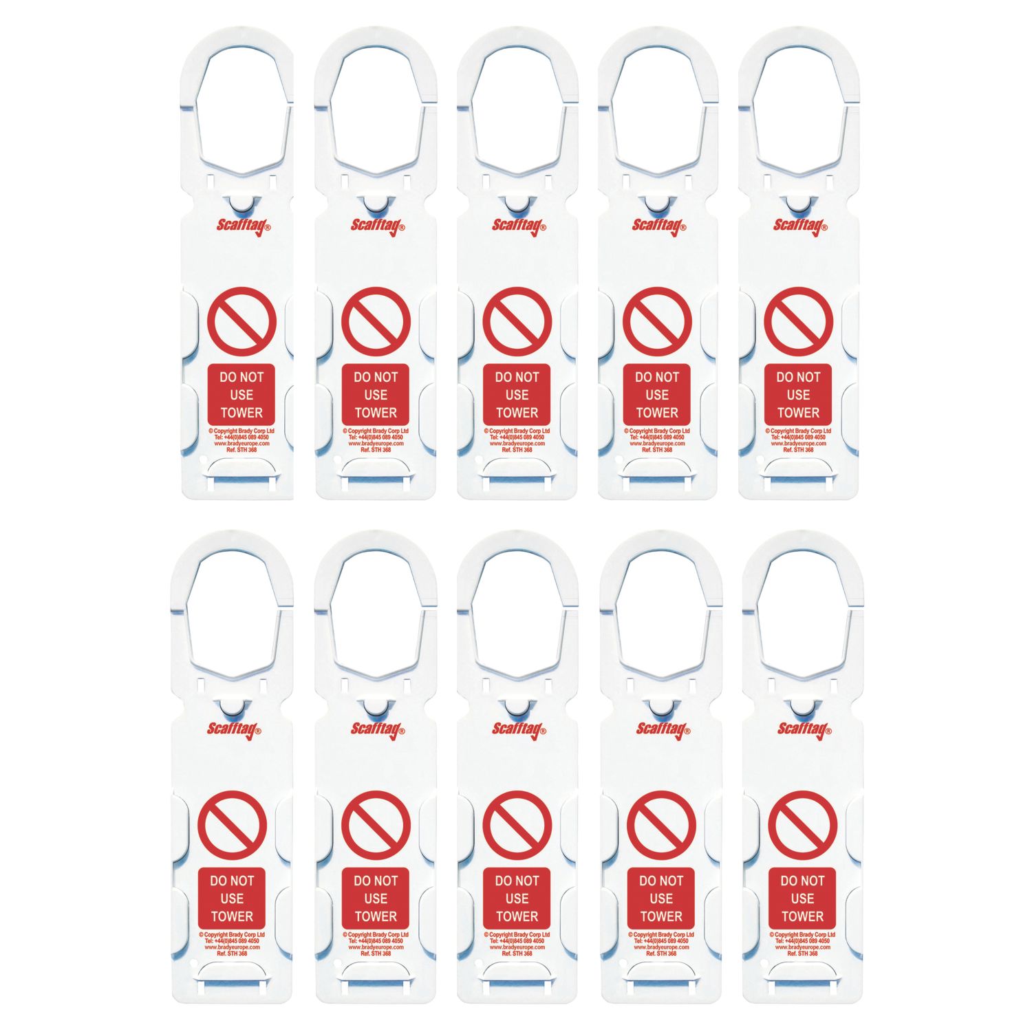 Scafftag Scaffold Tag Holder 10 Pack (788YU)