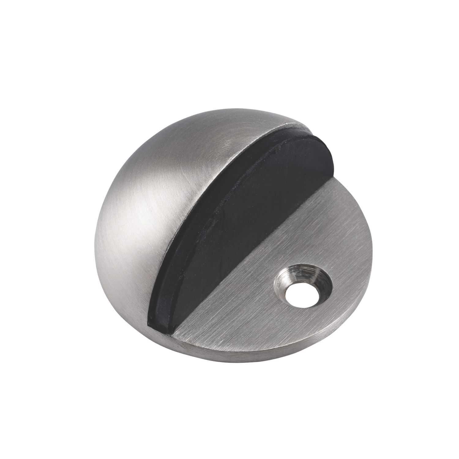 Eclipse Oval Door Stop 45 x 25mm Satin Stainless Steel (7905T)