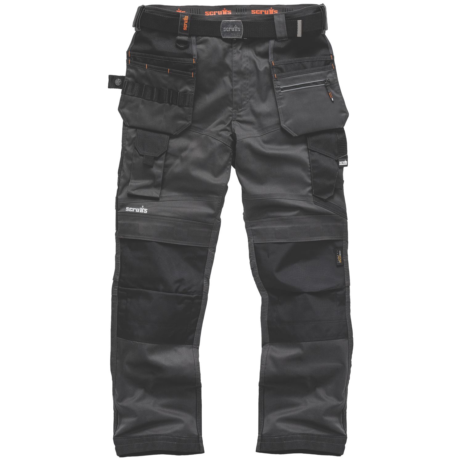 Scruffs Pro Flex Holster Work Trousers Graphite 34" W 34" L (790JJ)