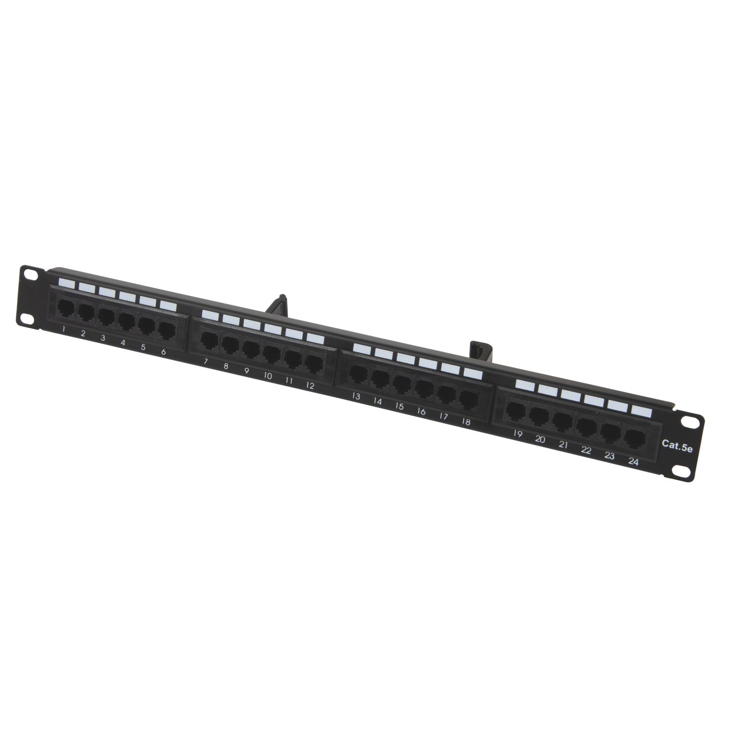 Labgear Cat 5e 1U 24 Port RJ45 Patch Panel UTP 1.96" (790KM)