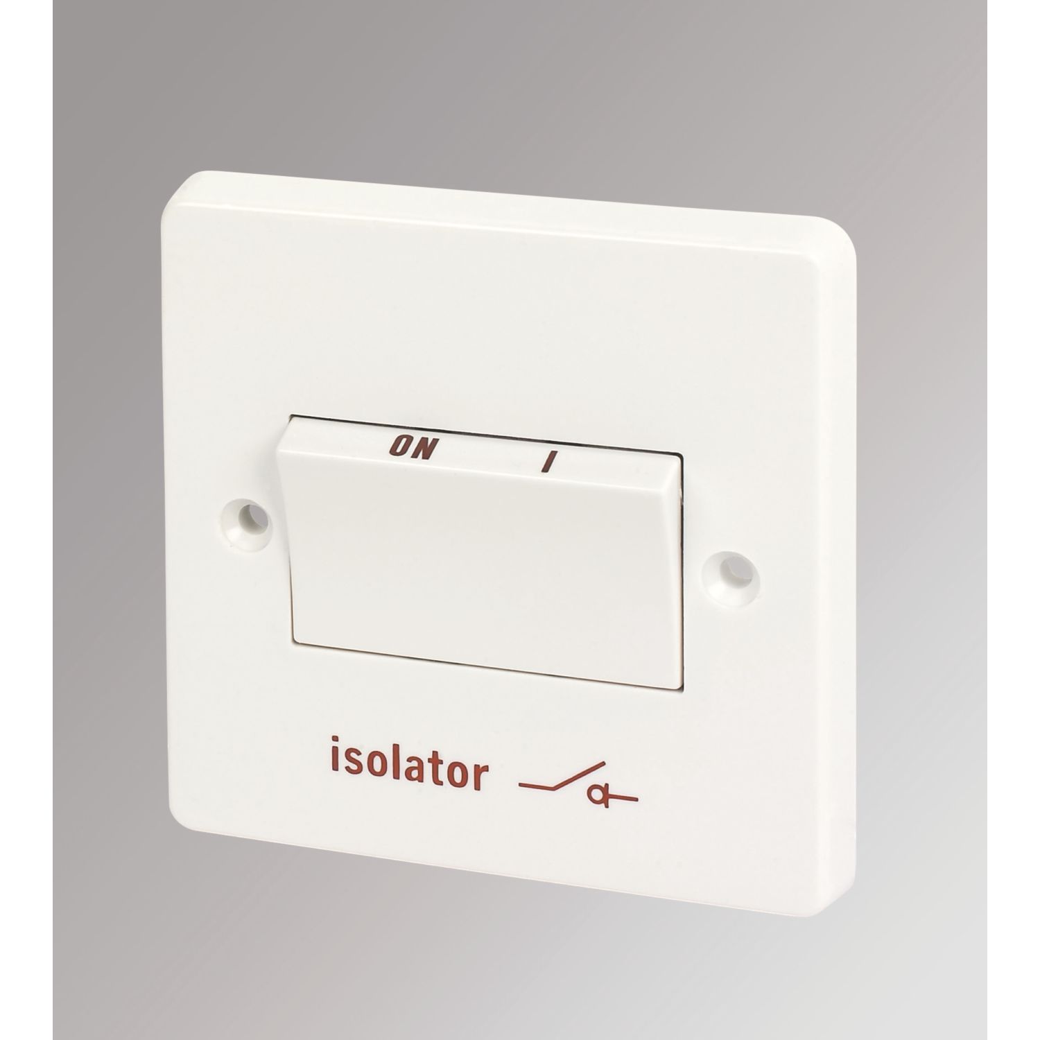 Crabtree Capital 6A 1-Gang 3-Pole Fan Isolator Switch White (79280)