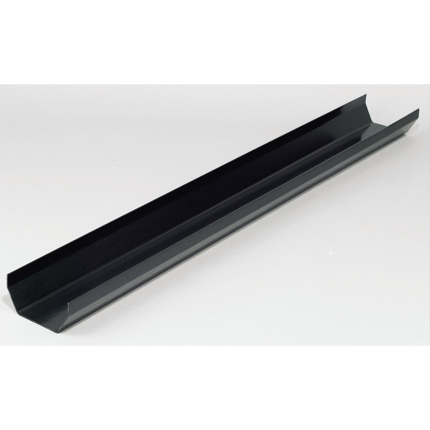 FloPlast PVC Square Gutter Black 114mm x 3m 6 Pack (79387)