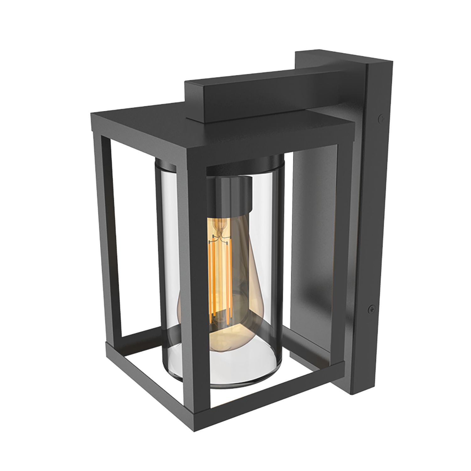 Calex Naples Outdoor Wall Lamp with Day/Night Sensor Black (795CX)