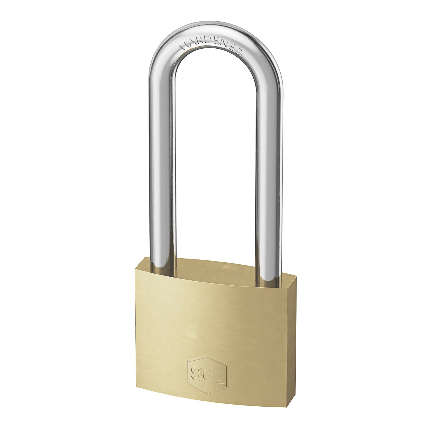 Smith & Locke Brass Long Shackle Padlock 40mm (795FA)