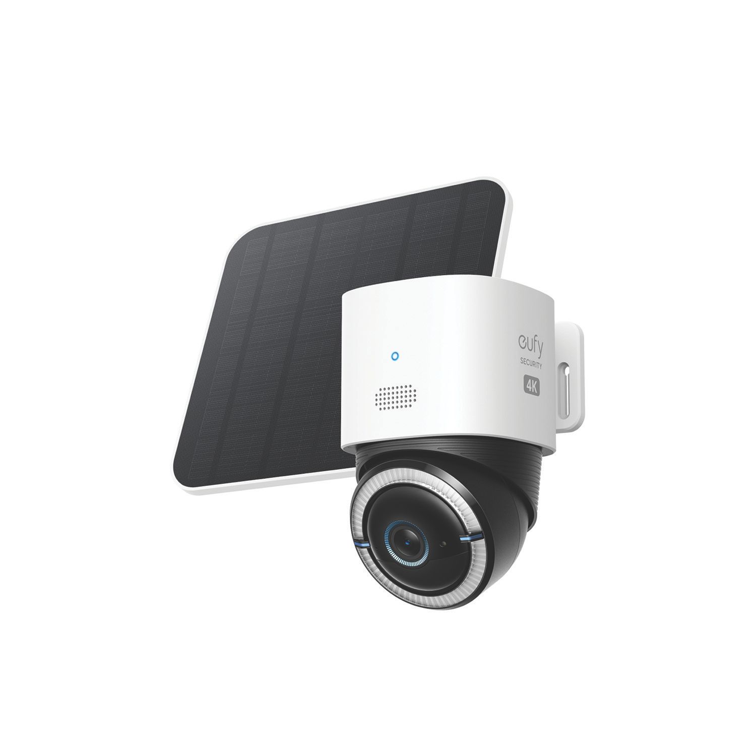 Eufy 4G LTE Cam S330 Rechargeable Battery-Operated White Wireless 4K Indoor & Outdoor Dome Security Camera (797AG)