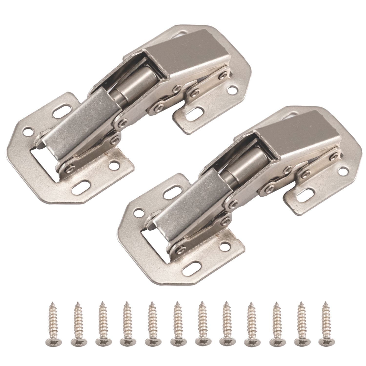 Eclipse 99017 Steel 90° Easy Mount Cabinet Hinges 100mm 2 Pack (797KW)