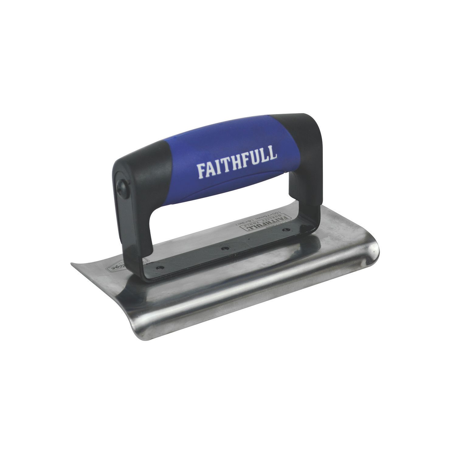 Faithfull Prestige External Curved Edging Trowel 6" x 3" (799HL)