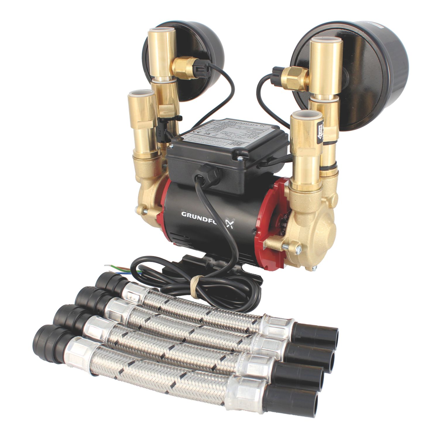 Grundfos STN-2.0 B Regenerative Twin Universal Shower Pump 2bar (801RU)