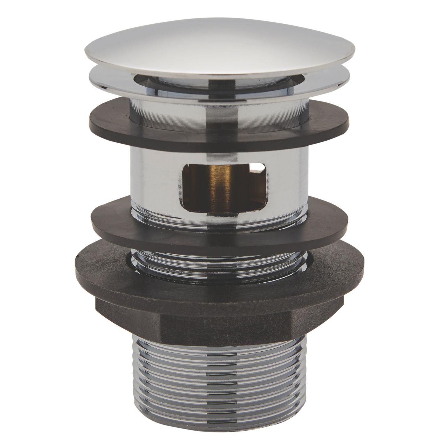 Highlife Bathrooms Slotted Pop Up Basin Waste Chrome 60mm (801RW)