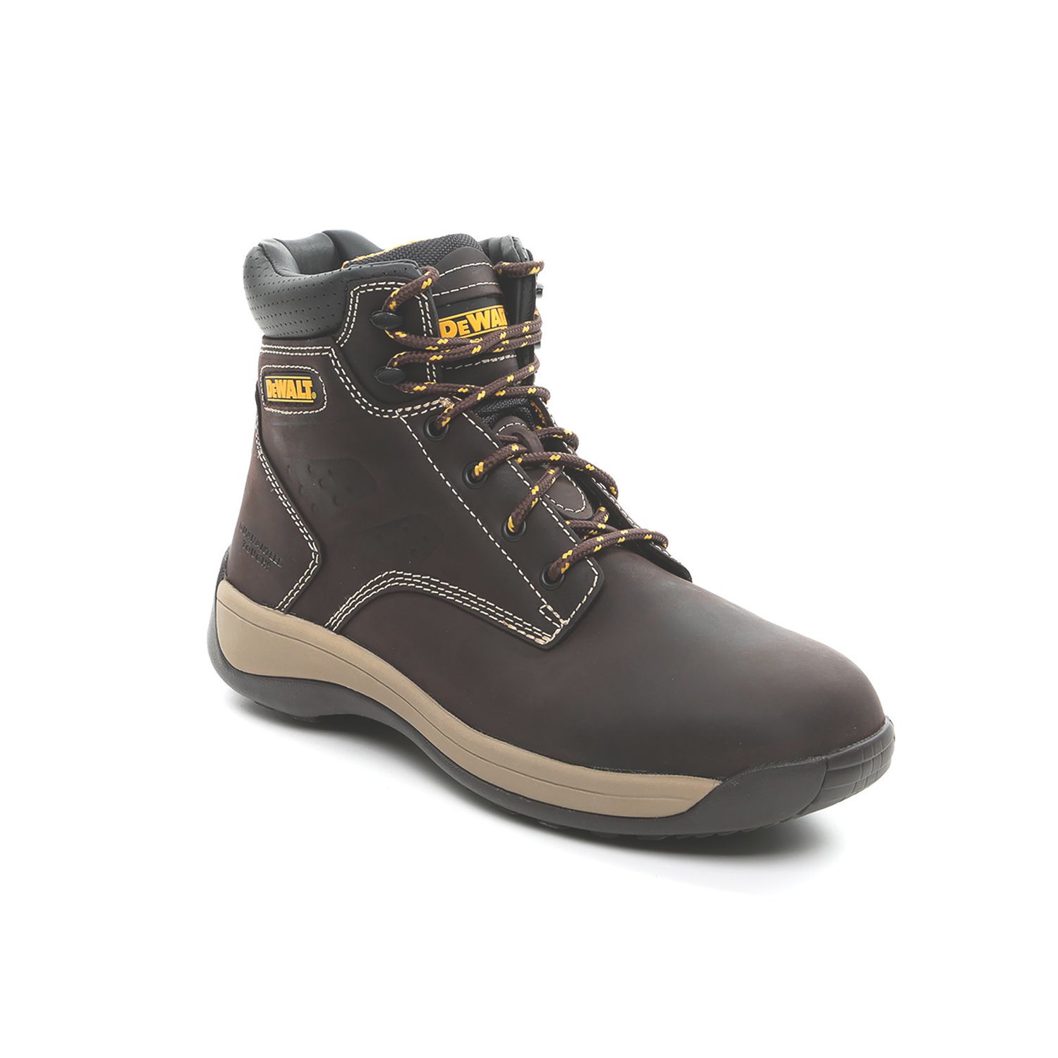 DEWALT Bolster Size 12 Brown Steel Toe Cap Safety Boots (80292)