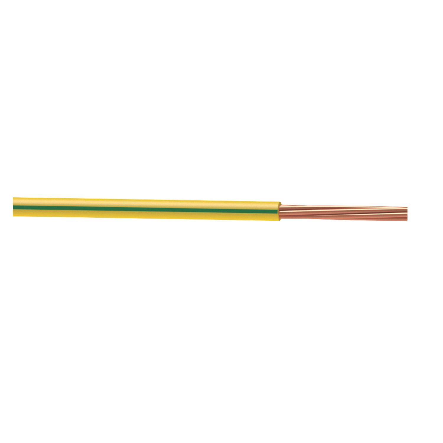 Time 6491X Green/Yellow 1-Core 10mm² Conduit Cable 25m Drum (803FJ)