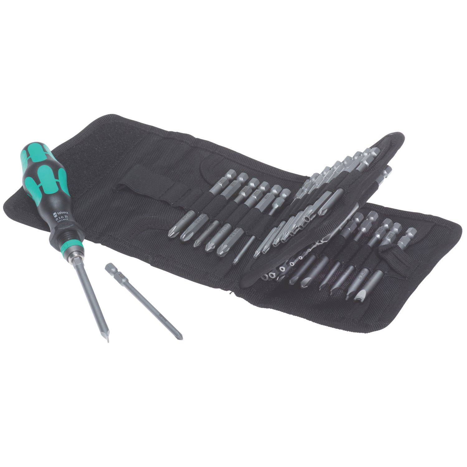 Wera Kraftform Kompakt Interchangeable Screwdriver Bit Set 33 Pieces (803FP)