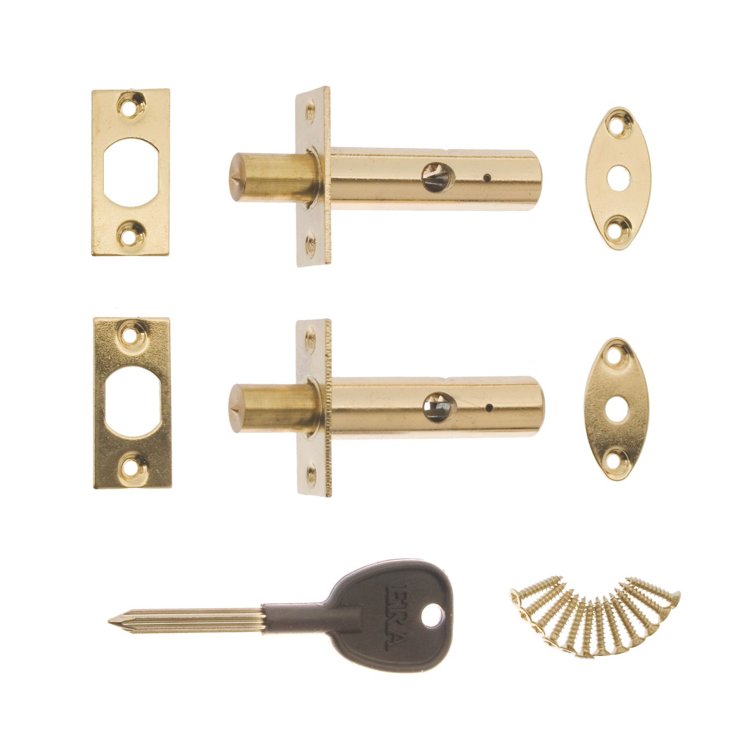 ERA Metal Mortice Bolt Kit 78mm Brass (8043T)