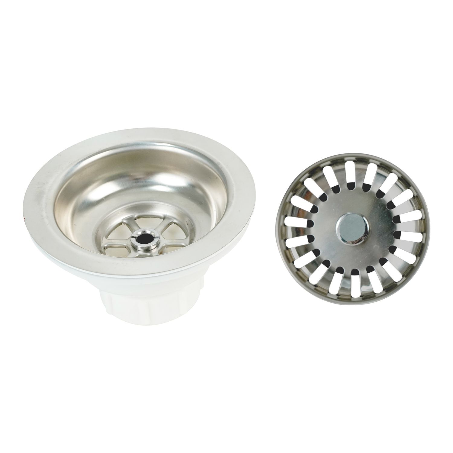 Flomasta Strainer Waste White 90mm (804JN)