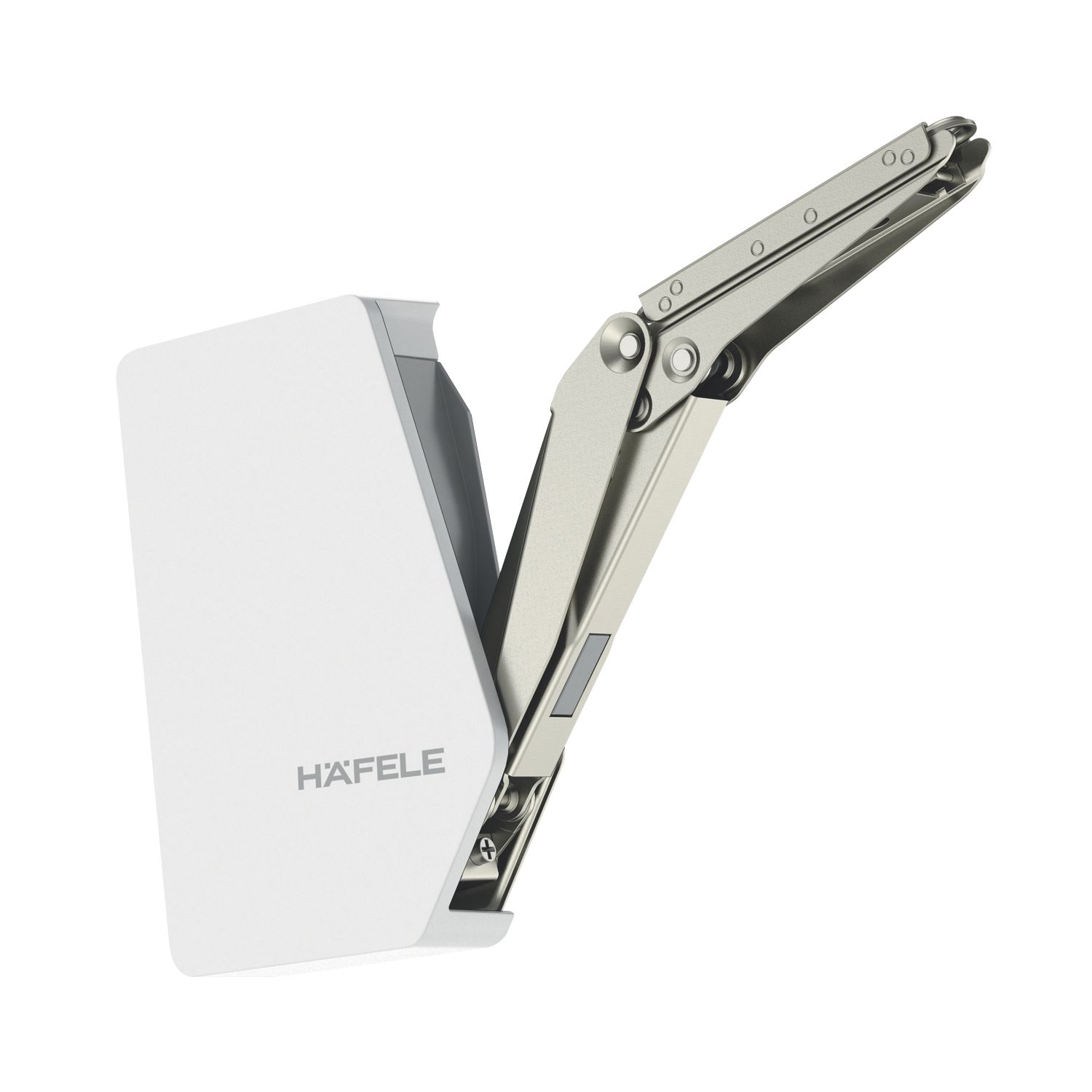 Hafele Free Matt Nickel Flap Stay Hinge 400mm 2 Pack (8050P)