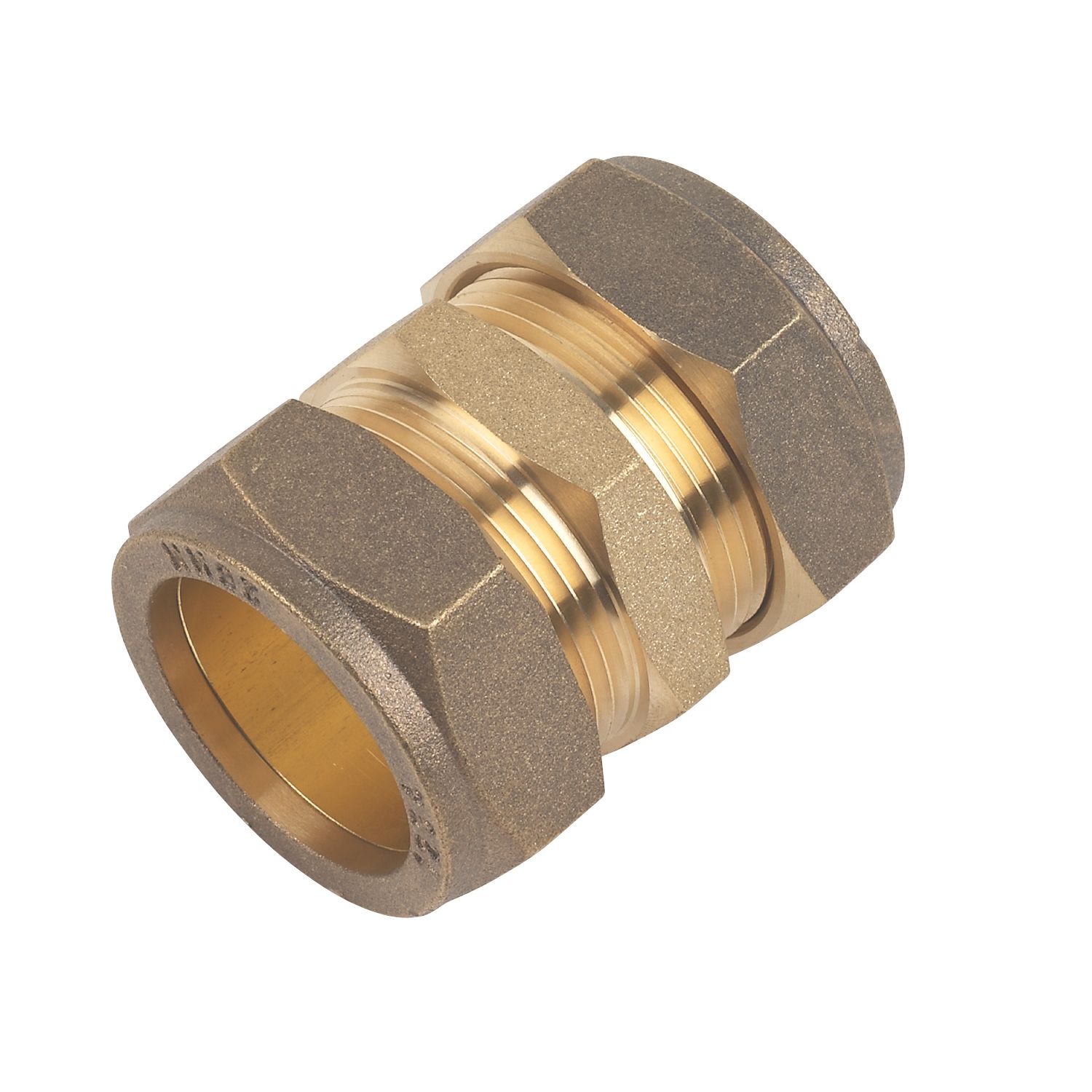 Flomasta Brass Compression Equal Coupler 28mm (80564)