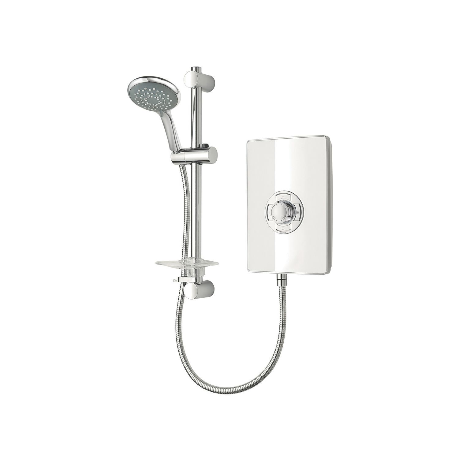 Triton Miniatures White Gloss 9.5kW Manual Electric Shower (80590)