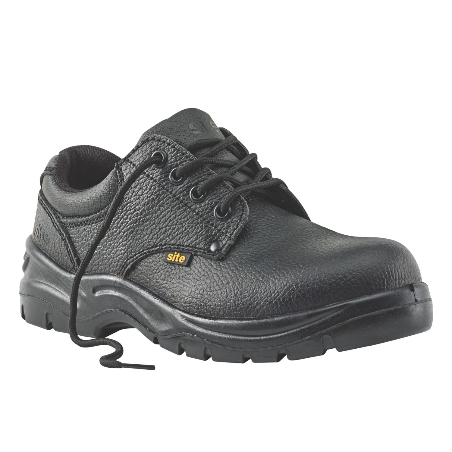 Site Coal Size 12 Black Steel Toe Cap Safety Shoes (80838)