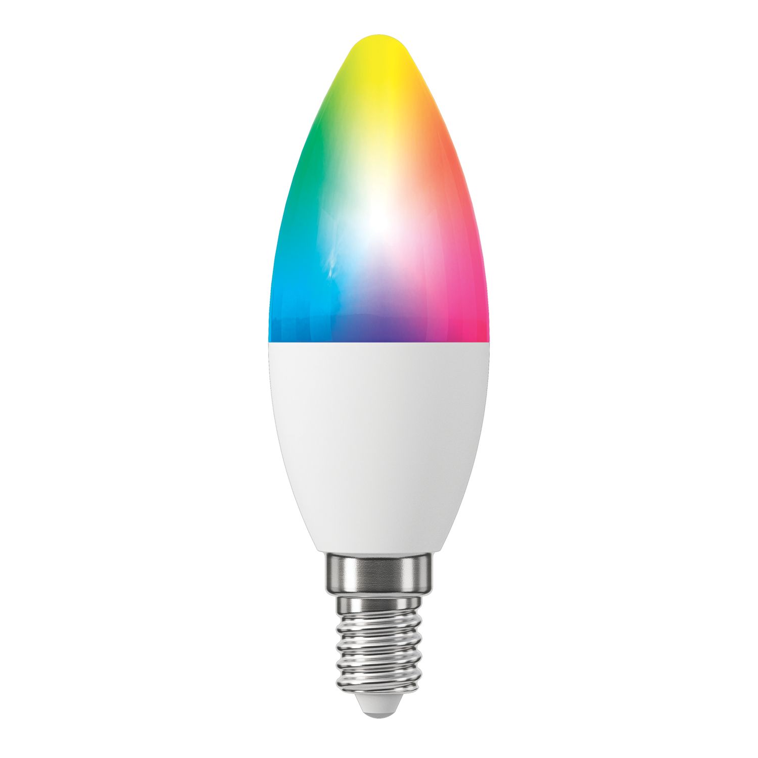 LAP E14 Candle RGB & White LED Smart Light Bulb 4.2W 470lm (808FM)