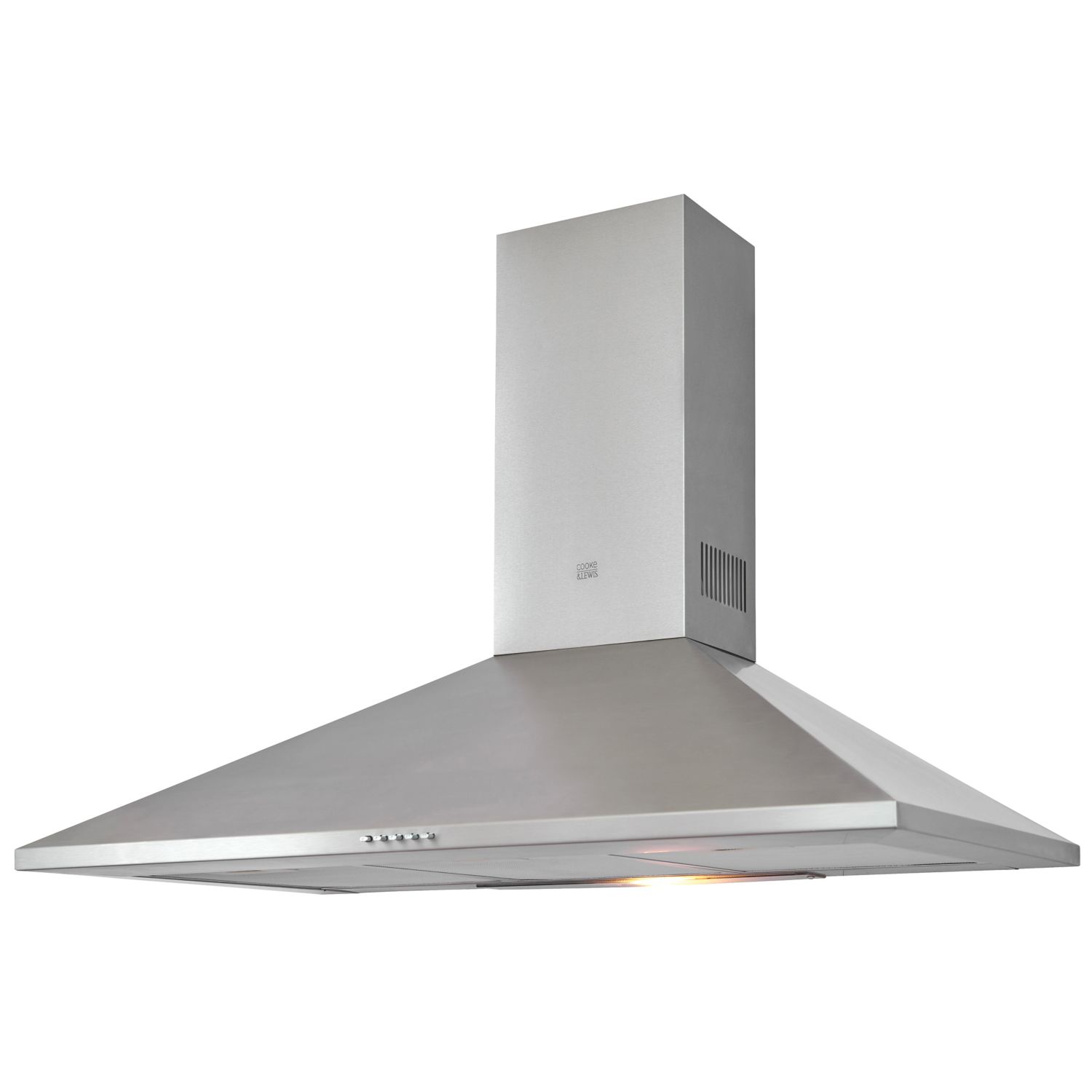 Cooke & Lewis Chimney Hood Stainless Steel 900mm (809FH)