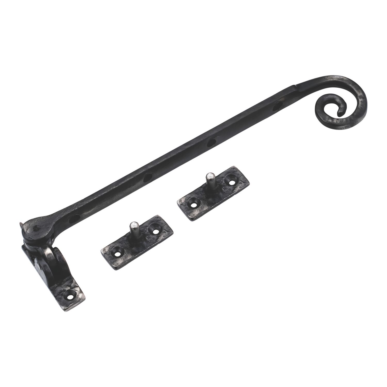 Smith & Locke Antique Casement Stay Pewter 250mm (809YX)