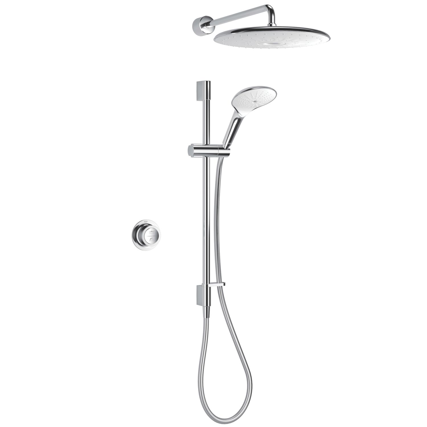 Mira Mode Maxim HP/Combi Rear-Fed Chrome Thermostatic Digital Mixer Shower (810RV)