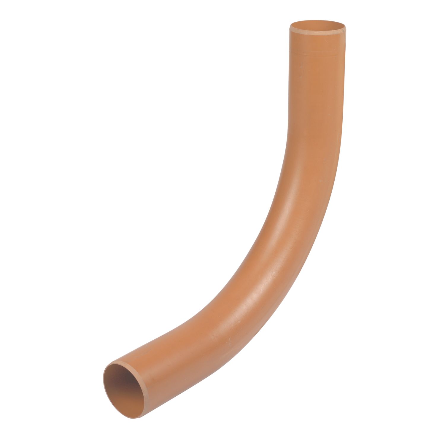 FloPlast Push-Fit 87.5° Plain-End Long Radius Bend 110mm (81100)