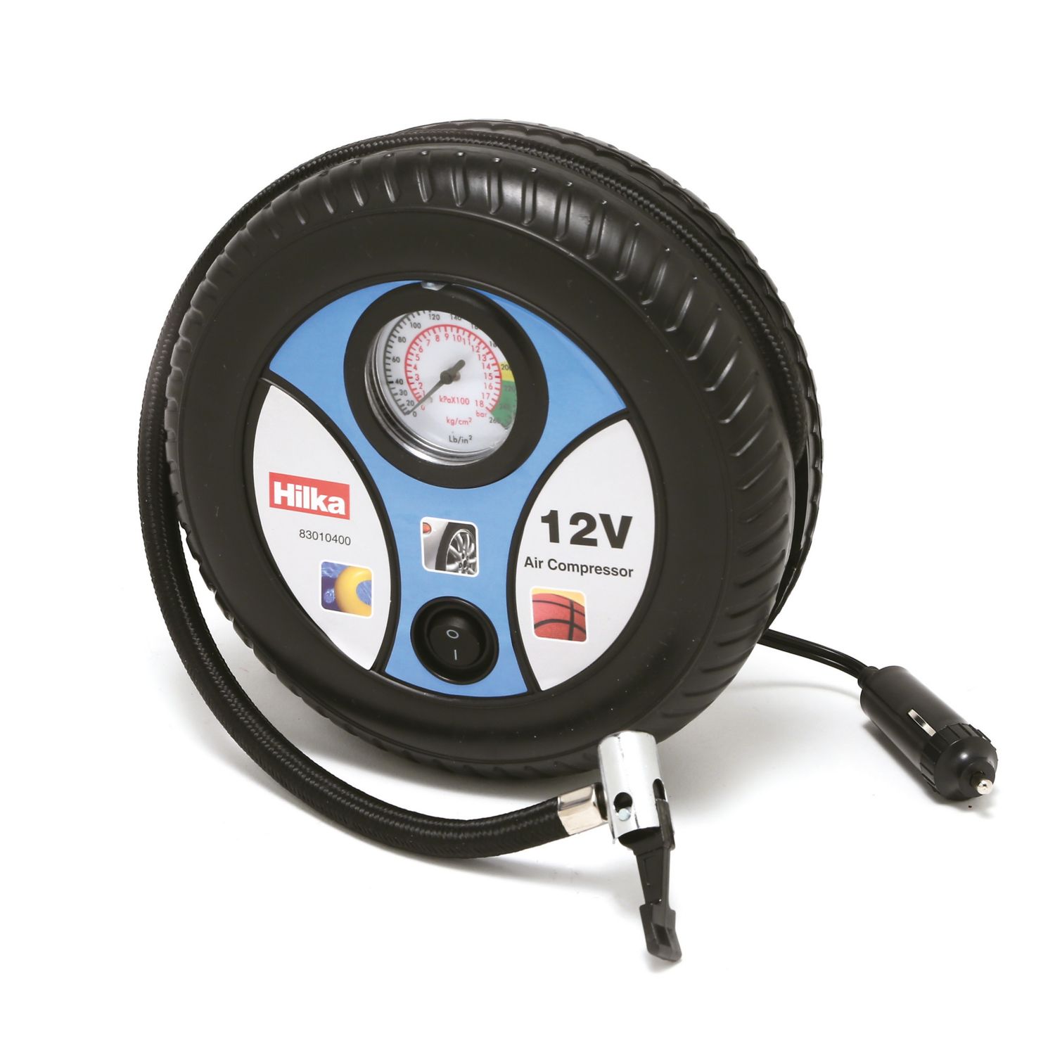Hilka Pro-Craft Compact Air Compressor 12V (8128R)