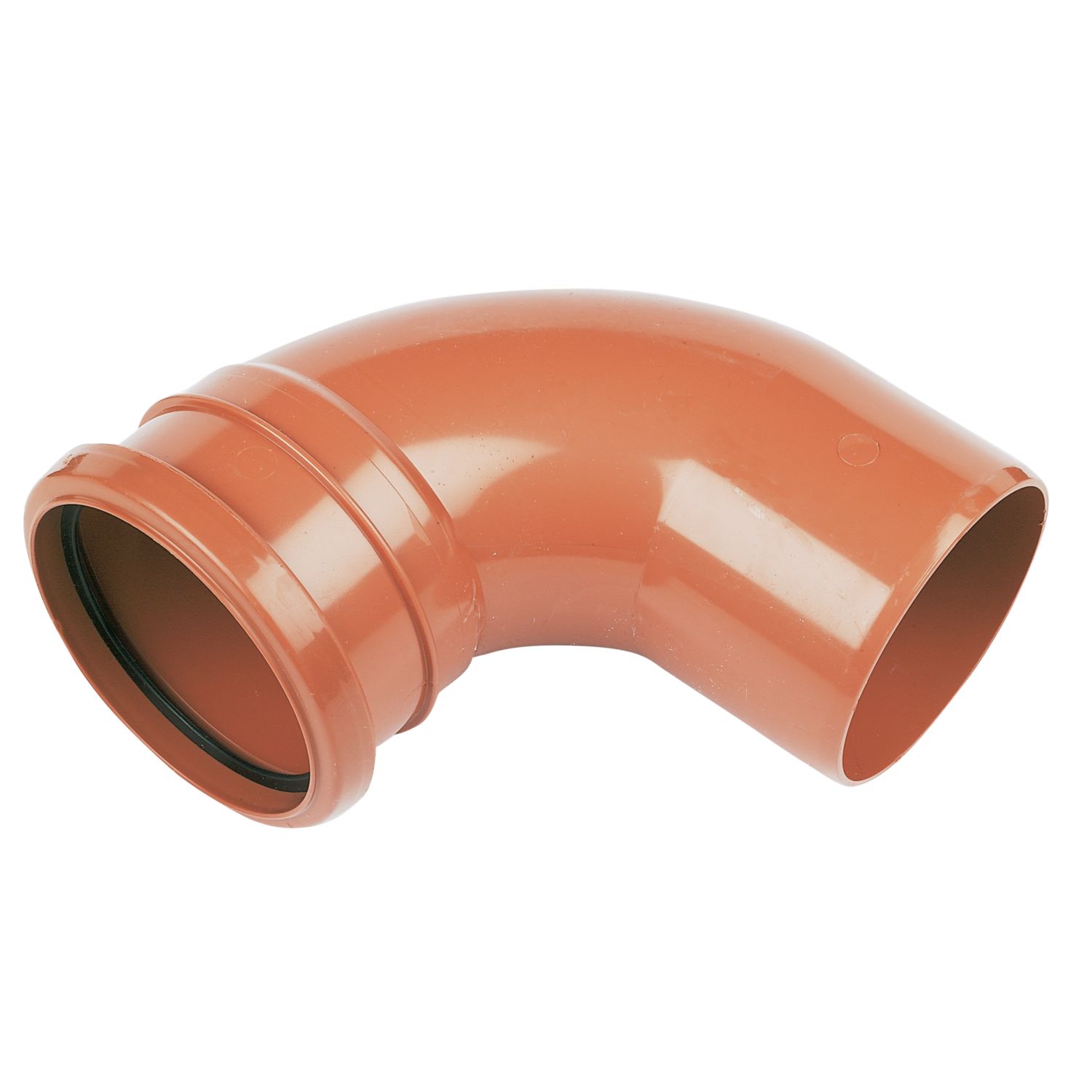 FloPlast Push-Fit 87.5° Single Socket Bend 110mm (81338)