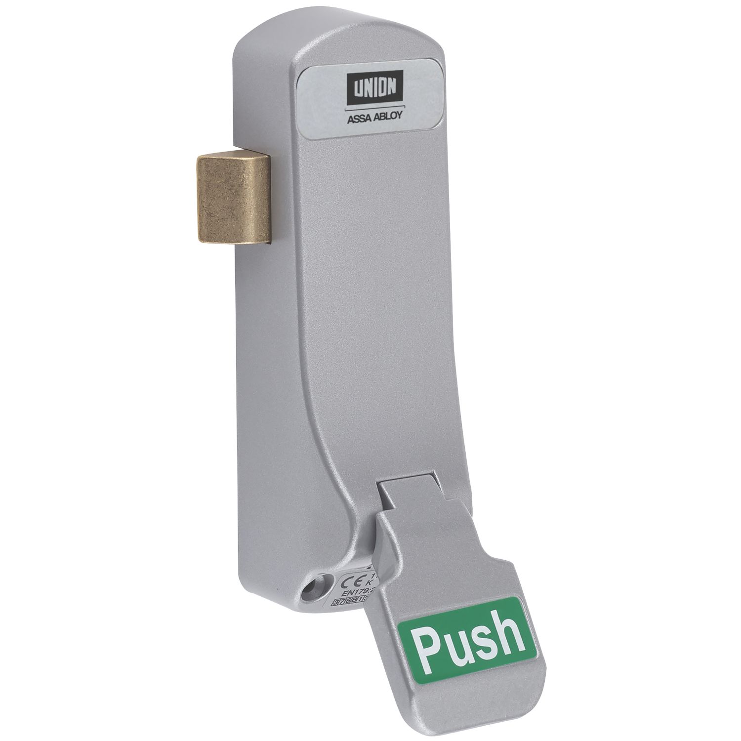 Union ExiSAFE LH/RH Single Push Pad for Timber Doors (813GR)