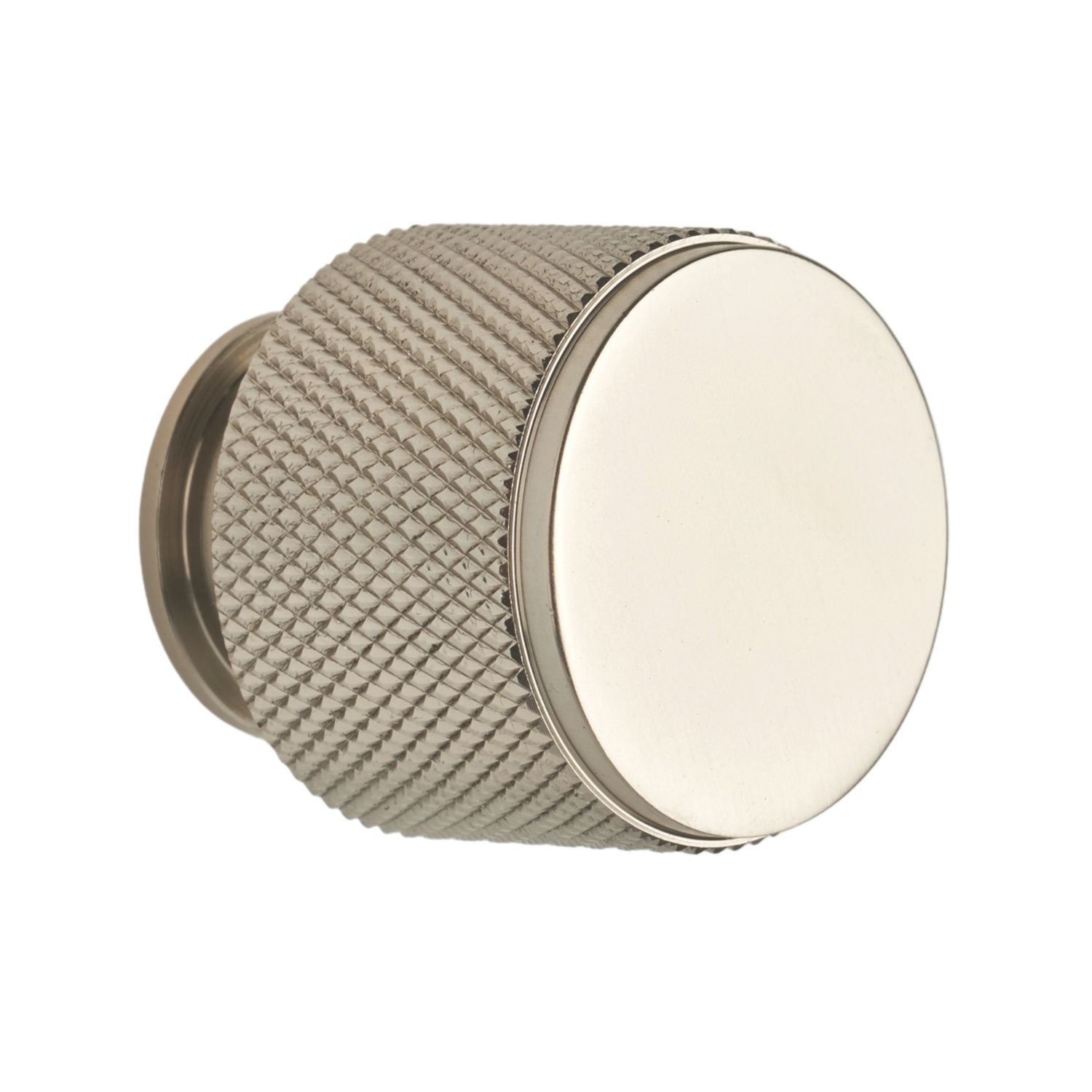 Elite Knobs & Handles Kensington Knurled Cabinet Knob Brushed Nickel 25mm (814KK)