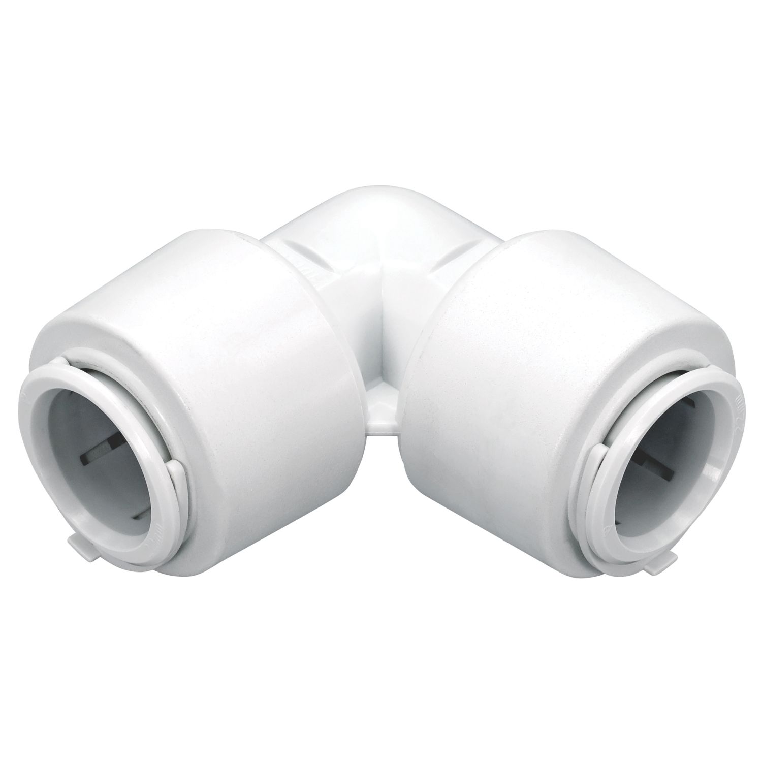 FloPlast FloFit+ Plastic Push-Fit Equal 90° Elbow 28mm (815PY)