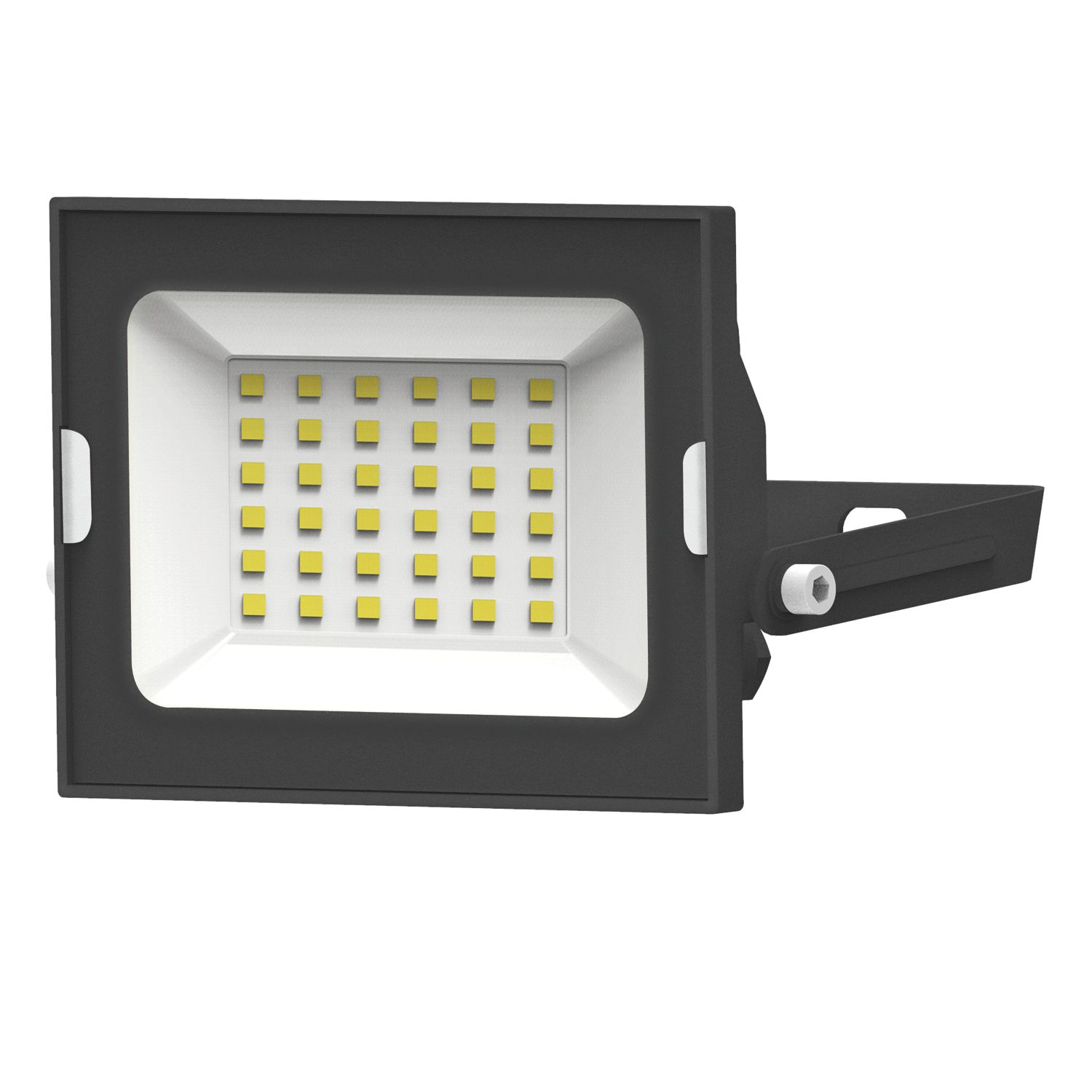 4lite Outdoor LED Floodlight Black 30W 2550lm (817KK)