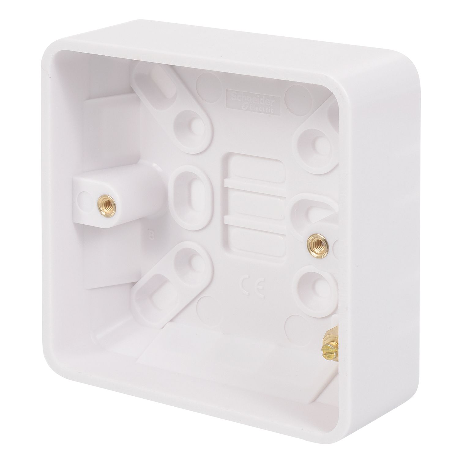 Schneider Electric Lisse 1-Gang Surface Pattress Back Box 25mm (8182J)