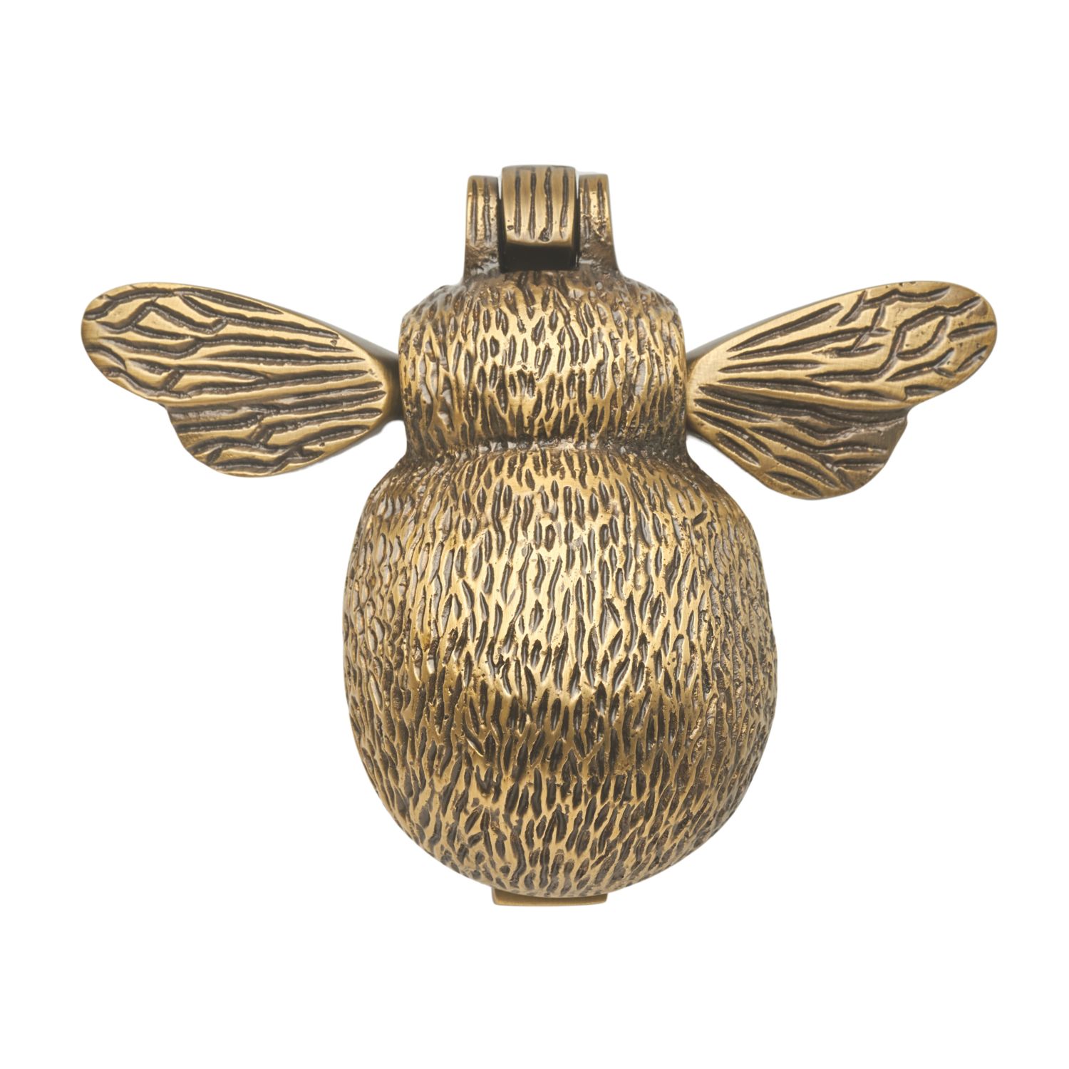 Hardware Solutions Door Knocker Bumble Bee Antique Brass 127mm x 98mm (818KK)